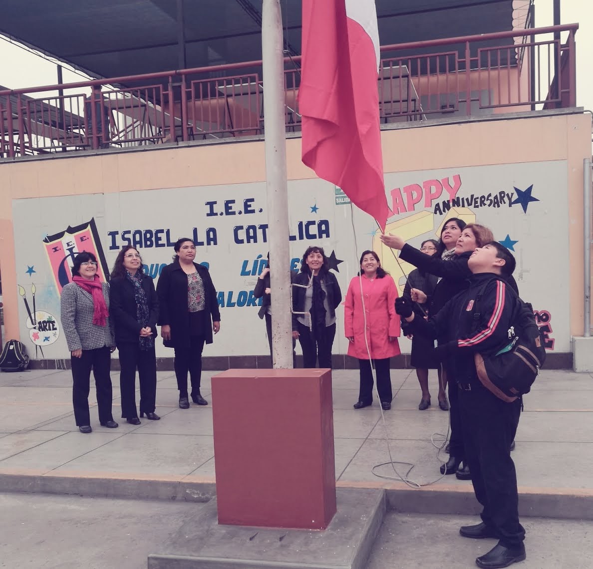 Izado de la Bandera SECUNDARIA