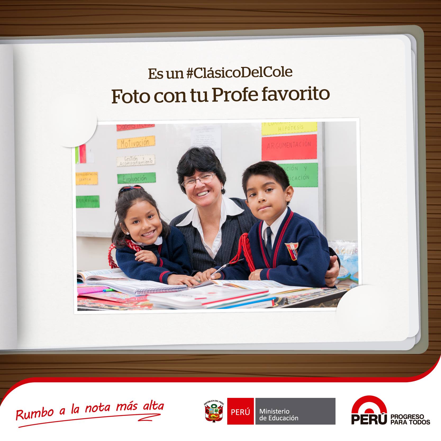 Foto con tu profe favorito PRIMARIA